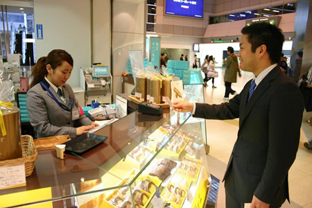 第1旅客ターミナルでのPASMO利用イメージ