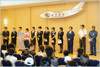 子供航空教室の写真