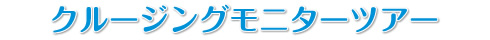 クルージングモニターツアー