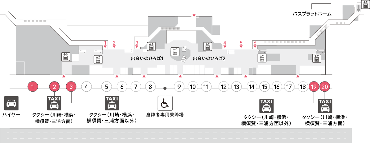 Terminal 2 Taxi Area