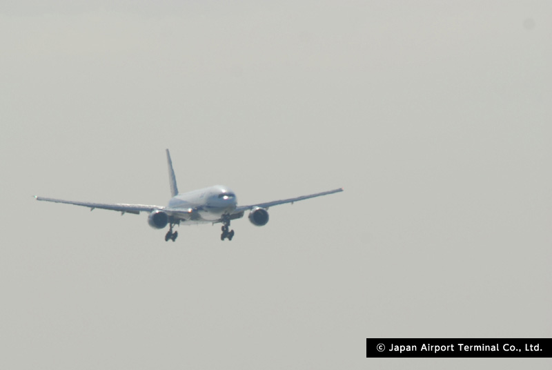 羽田空港の美しい一瞬