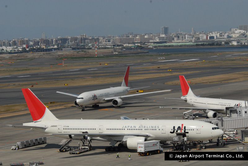 Beautiful moments at Haneda Airport