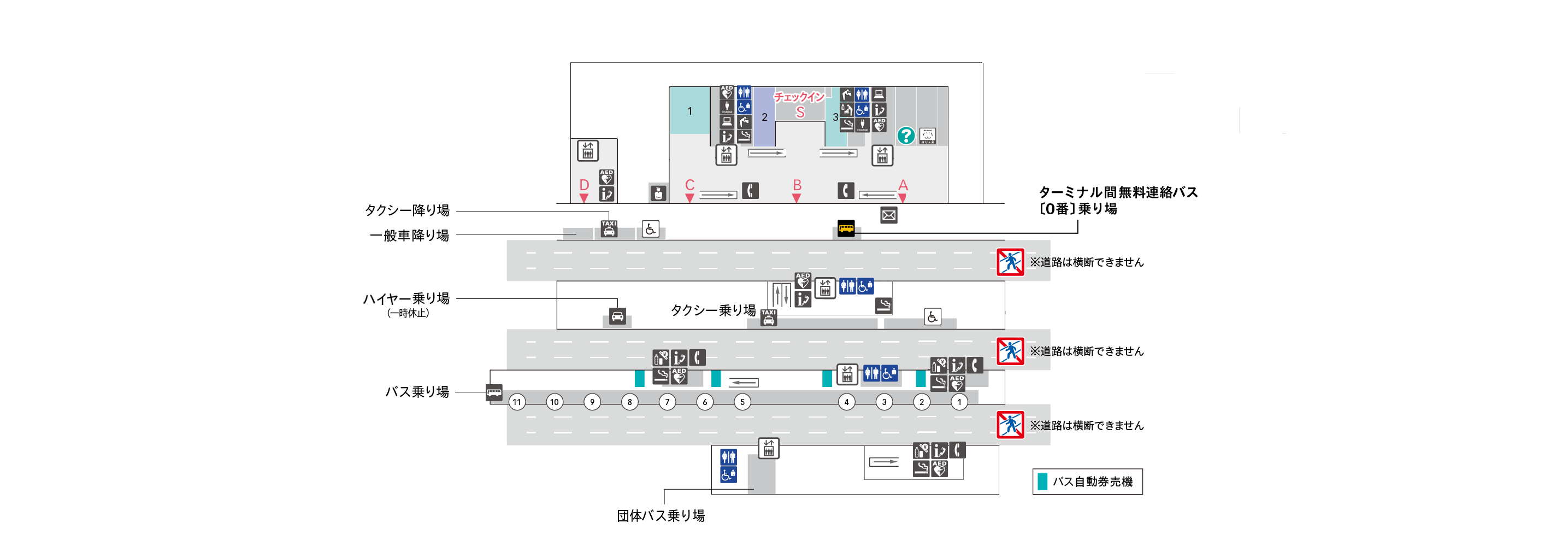 1F エントランスプラザ フロアマップ