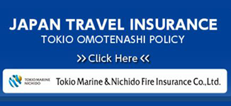 JAPAN TRAVEL INSURANCE TOKIO. OMOTENASHI POLICY