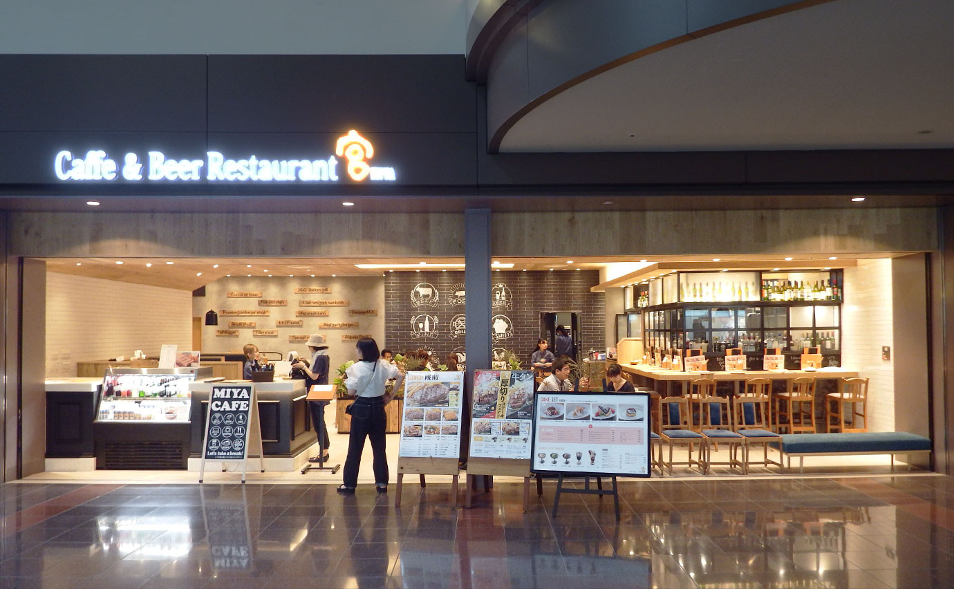 Cafe＆Beer Restaurant Miya的外观