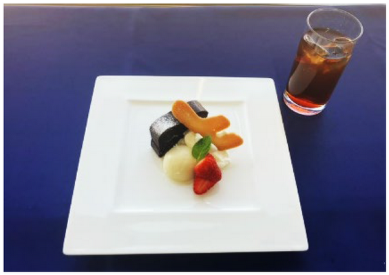 ガトーショコラとアイスクリーム